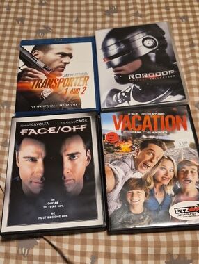 Mixed Movie DVD Collection - Transporter, RoboCop, Face/Off, Vacation